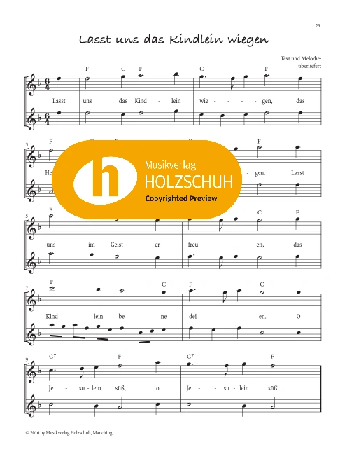 Lasst uns das Kindlein wiegen